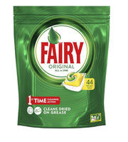 FAIRY DISHWASHER TABLETS - ALL IN ONE LEMON - PKT OF 44 TABLETS