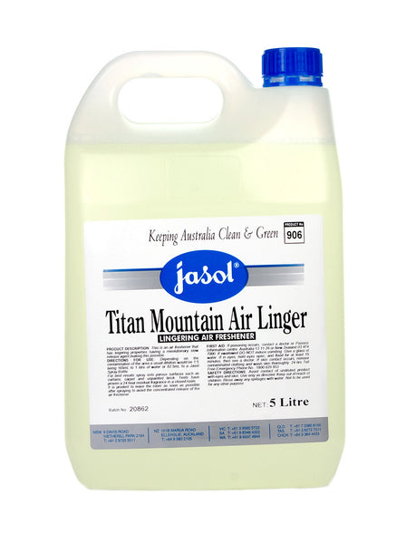Titan Mountain Air Linger - Removes Tobacco Smell -  5 Litre