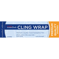 CLING WRAP PVC W/- CUTTER 45CM X 600MTR