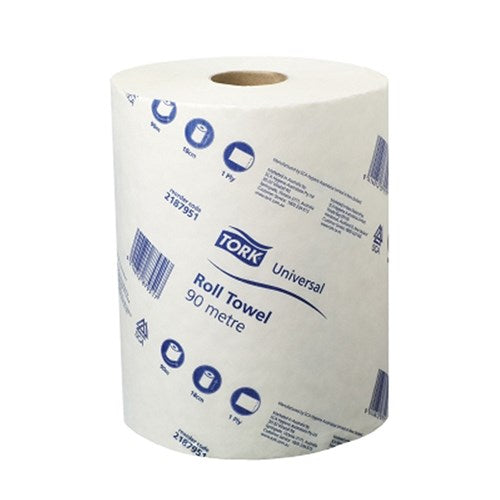 Tork Universal Roll Towel - 18cm x 90mtrs - Carton of 16 Rolls