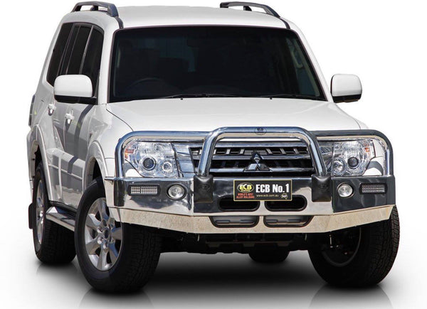 EAST COAST POLISHED ALLOY BULL BAR - NX PAJERO 11/14 ONWARDS