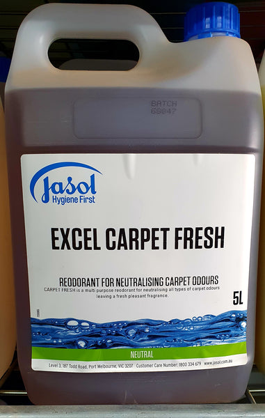 Excel Carpet Fresh - Carpet Deodoriser -  5 Litre