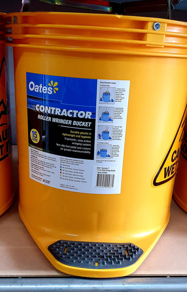 Oates Contractor Mop Bucket - 15 Litres - Various Colours